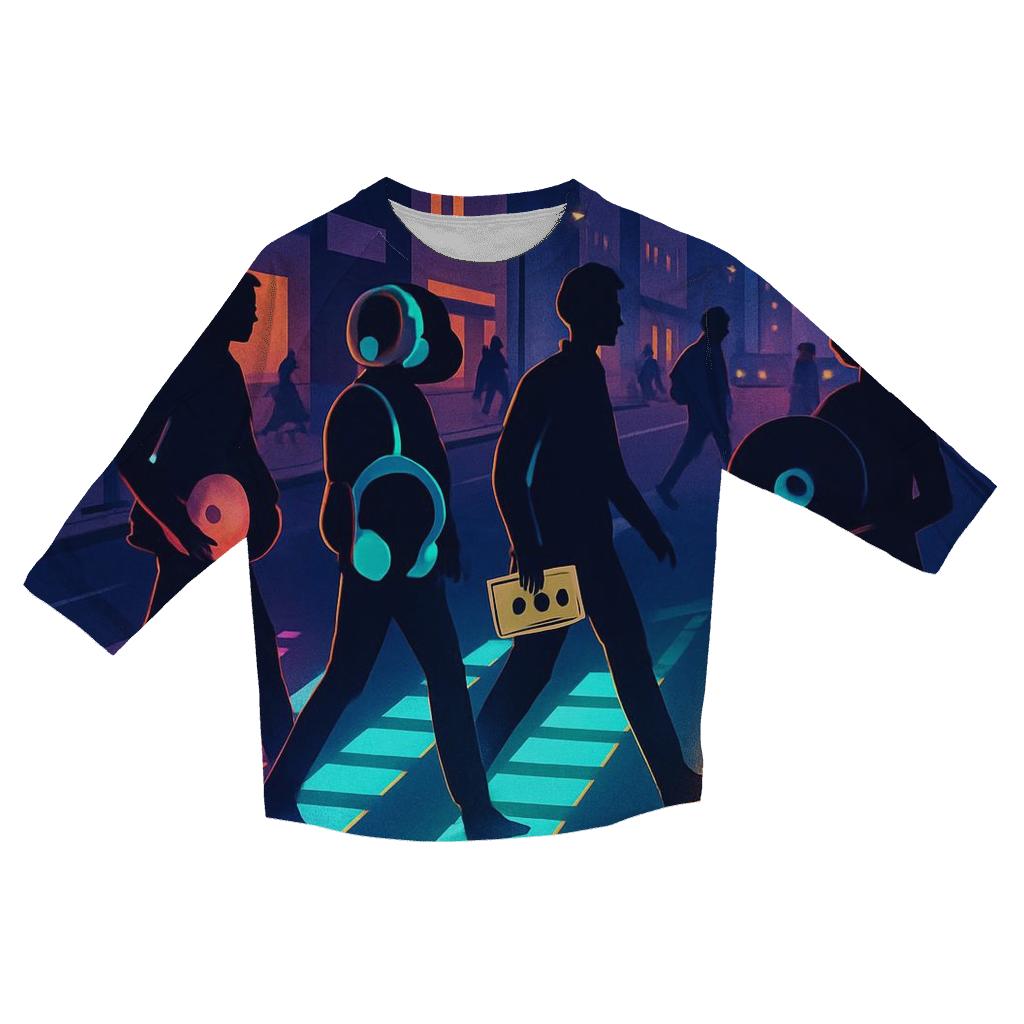 Equalizer City Crosswalk fashion 3/4 sleeve shirts