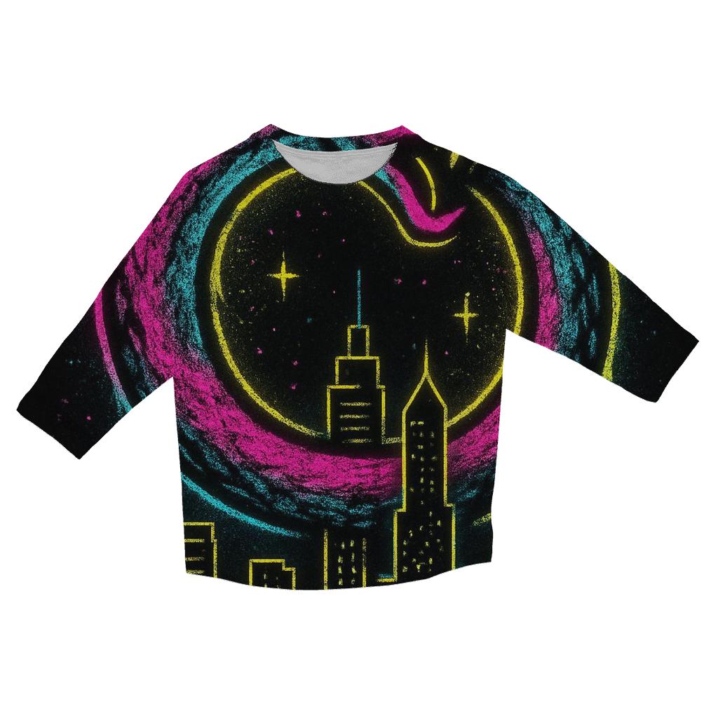 Urban Neon Ouroboros personalized 3/4 sleeve tees
