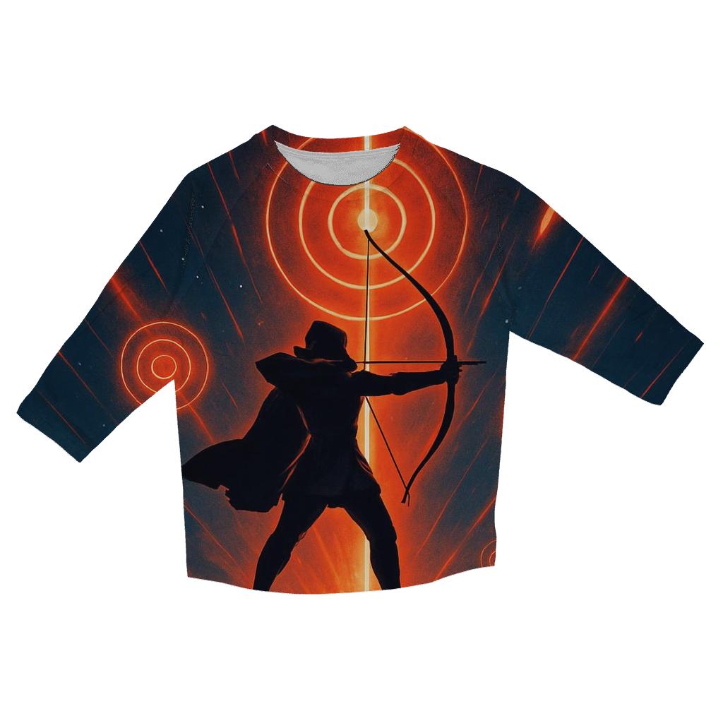 Meteor Shower Archery Range cotton quarter sleeve shirts