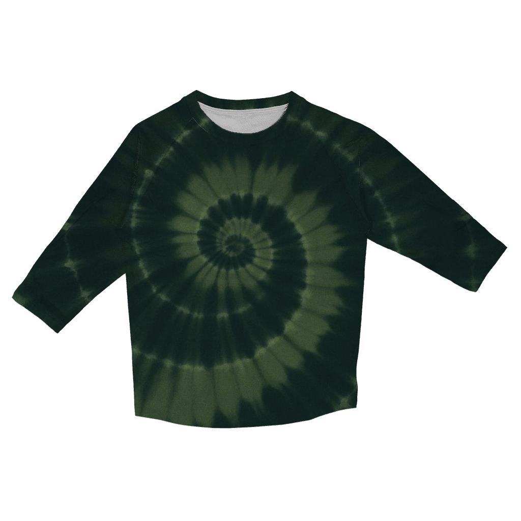 Overdye Forest Spiral Eclipse designer 3/4 sleeve blouses