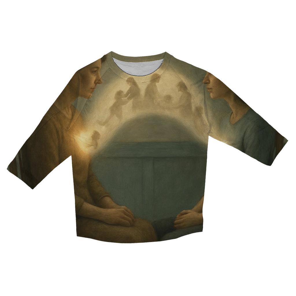 The Bridge Across Every Silence custom 3/4 sleeve shirts