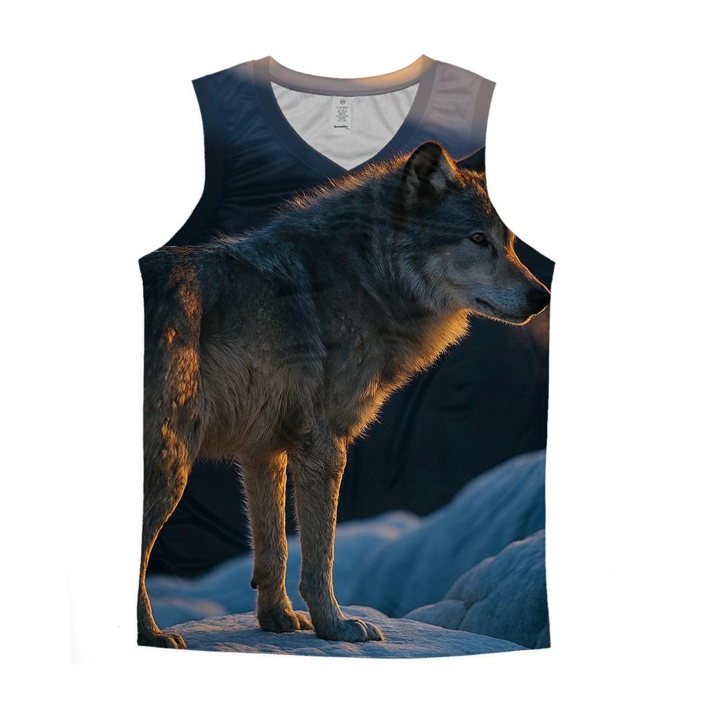 Twilight Alpha On Glacier Ridge custom tank tops