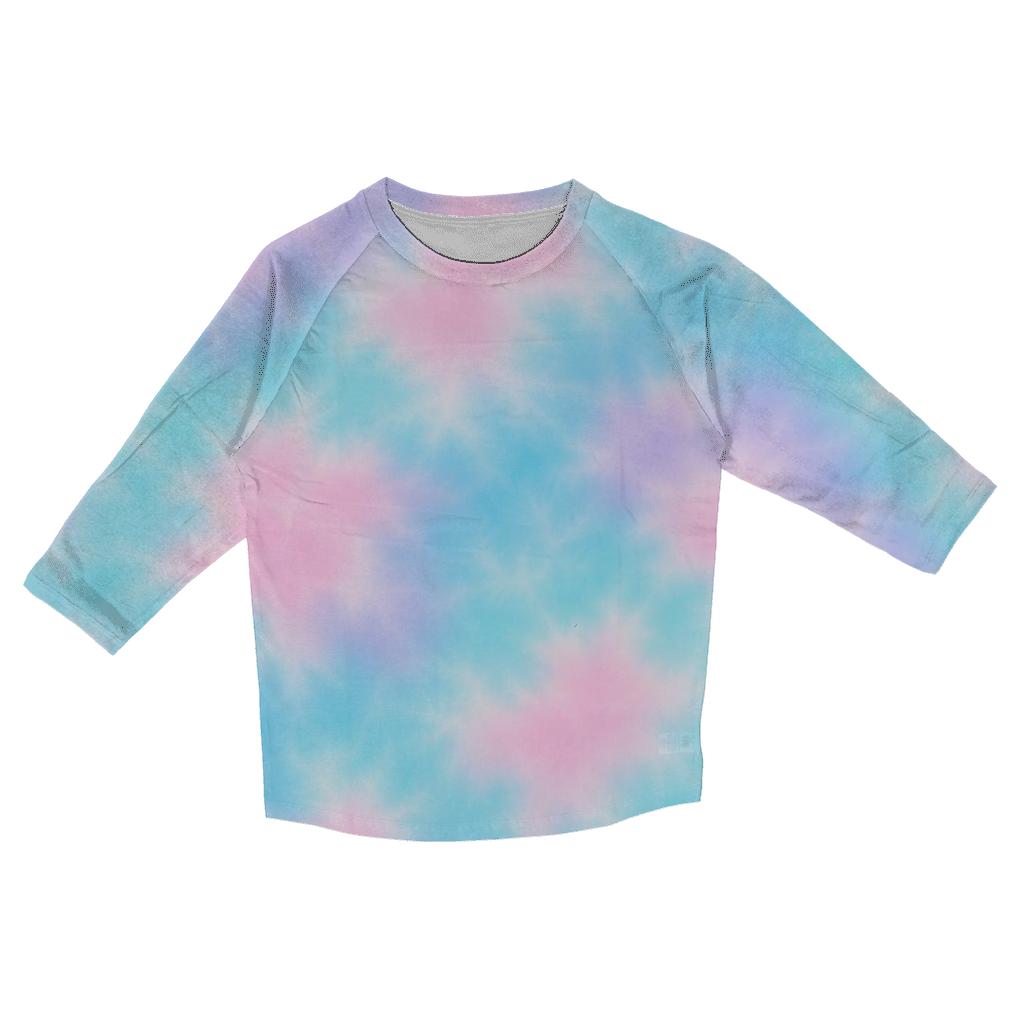 Candy Cloud Pastel Crumple Field cotton quarter sleeve shirts