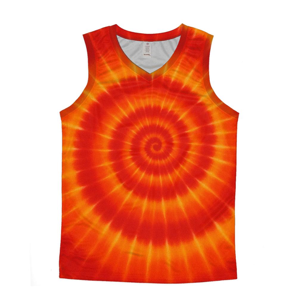 Solar Flare Spiral Burst designer workout tanks