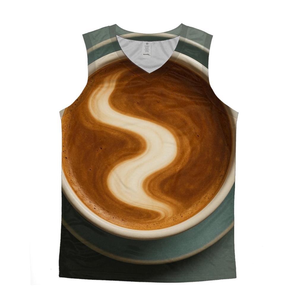 Latte River Flow designer workout tanks