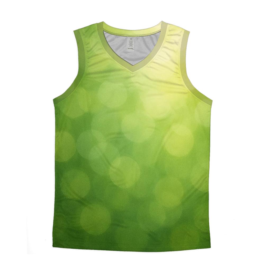 Forest Canopy Fade cotton sleeveless tops