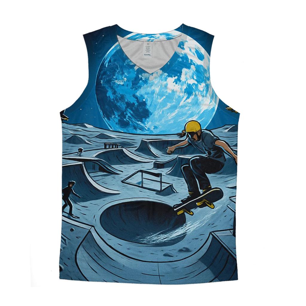 Lunar Skate Park Session sports performance tank tops
