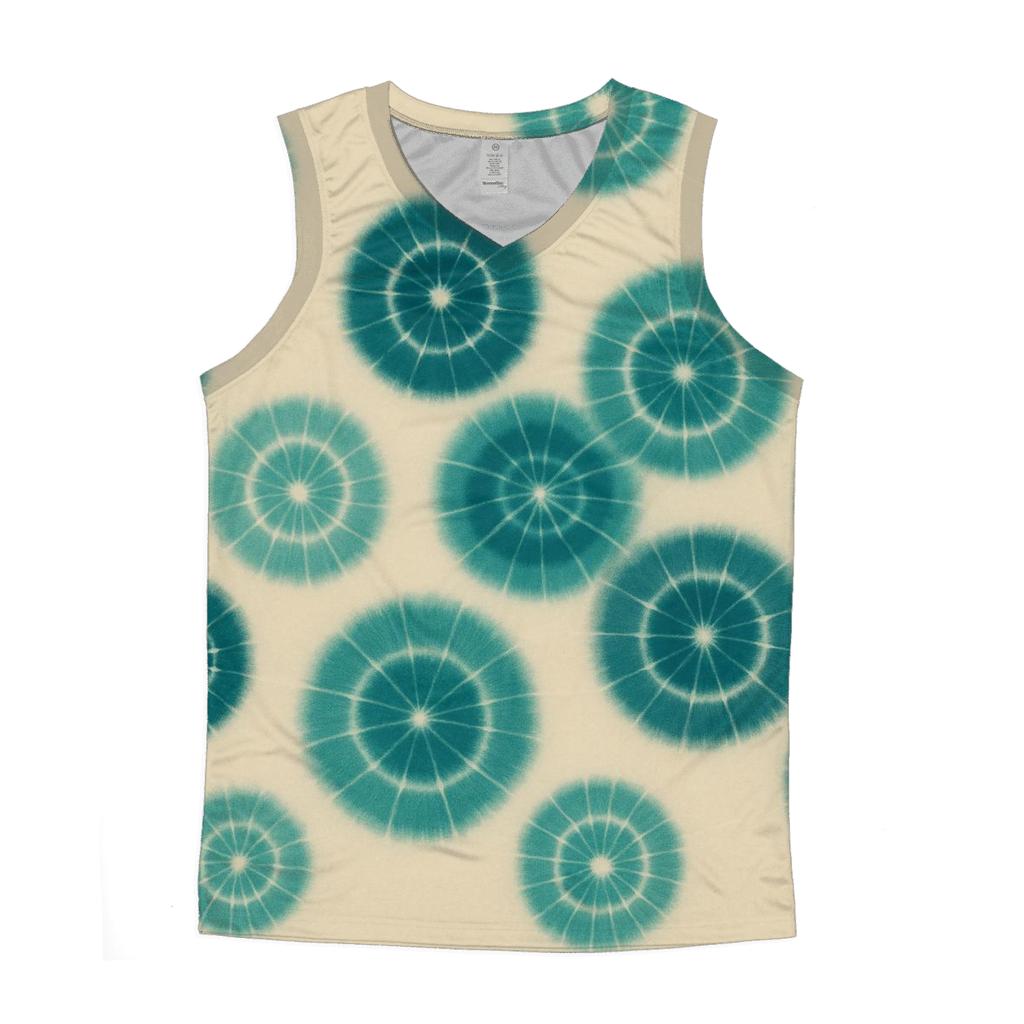 Seafoam Kumo Web Cluster personalized athletic tanks