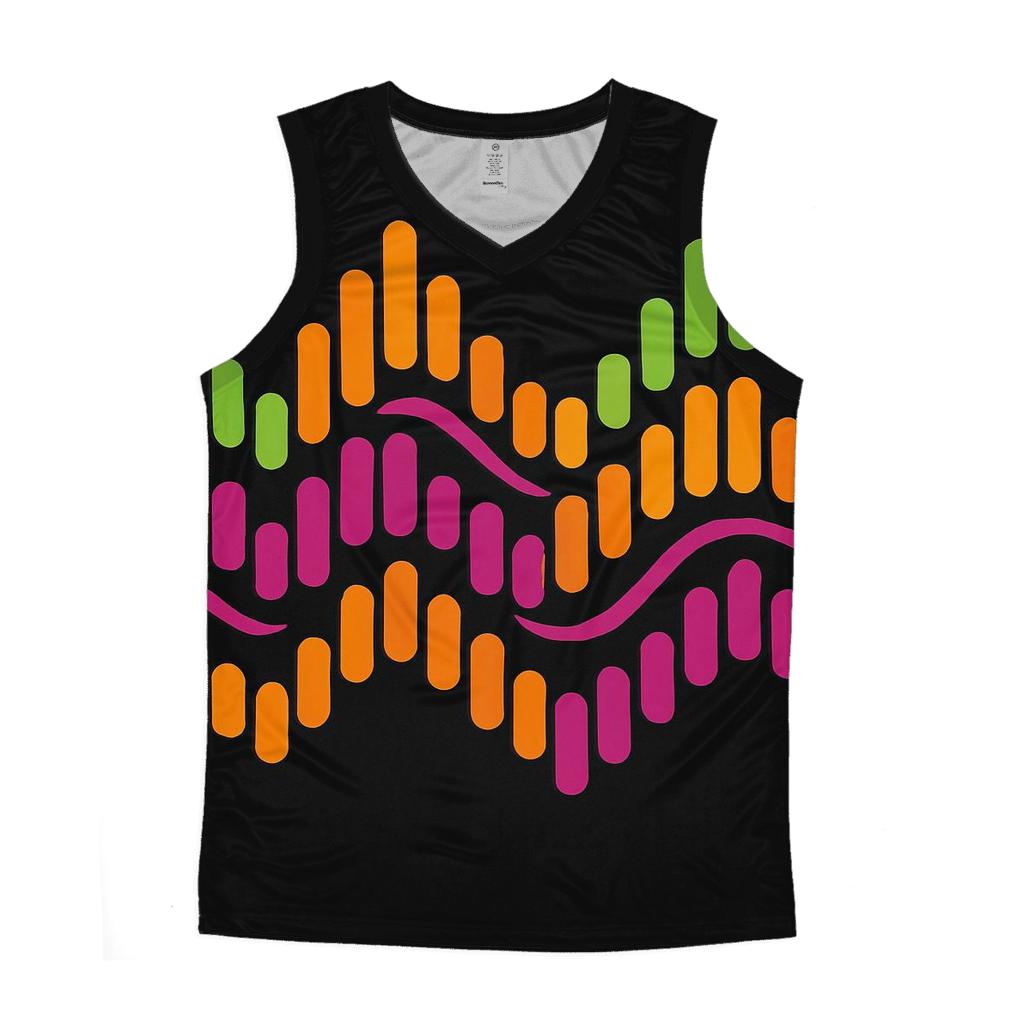 Analog Equalizer Waves custom tank tops