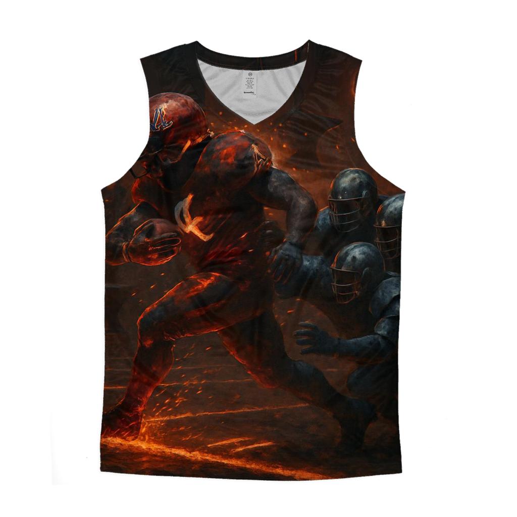 Underground Forge Field Braves Flame Versus Steel Claw Cubs stylish racerback tanks