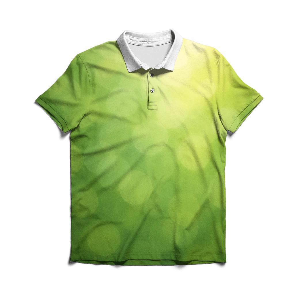 Forest Canopy Fade branded logo polo shirts