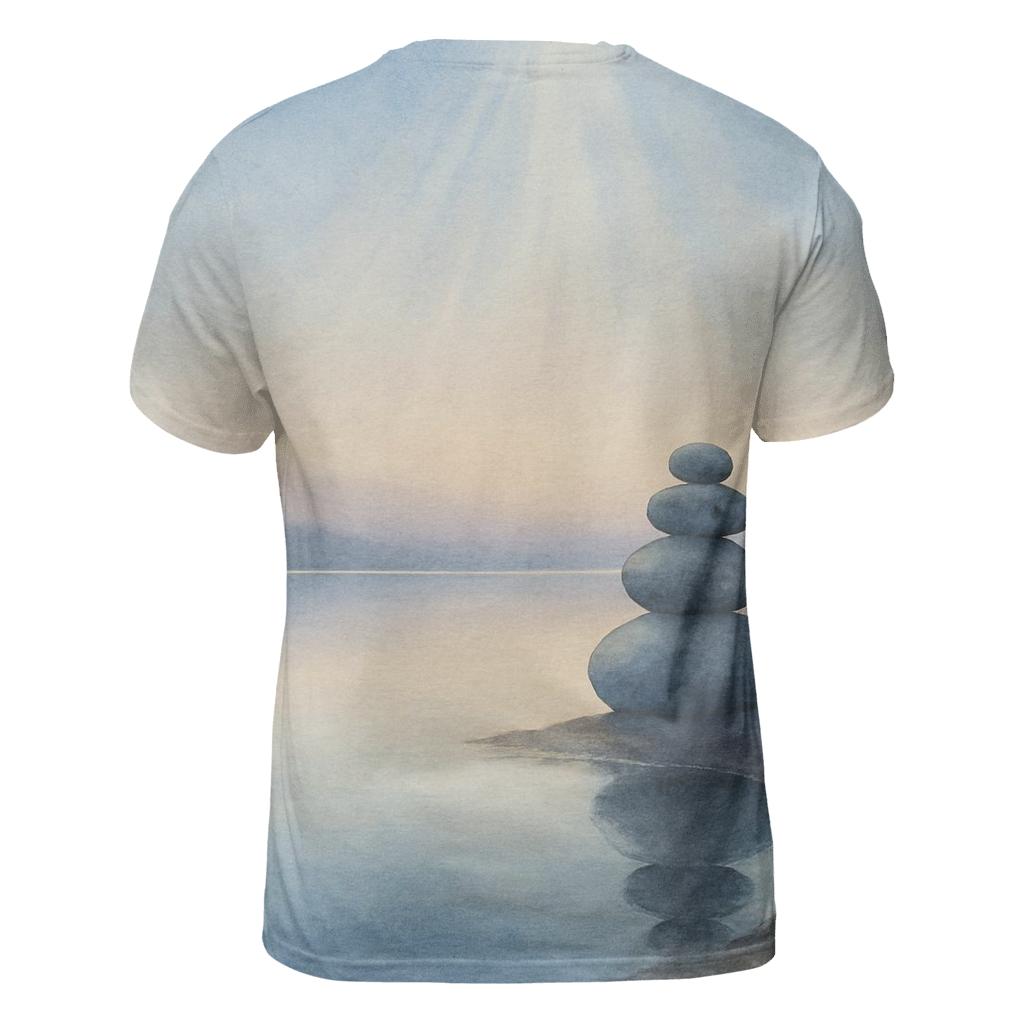 Luminous Stillness Horizon personalized full print shirts