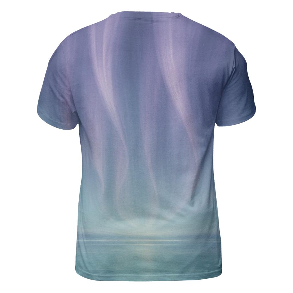 Glacial Aurora Sheets artistic all-over print tops