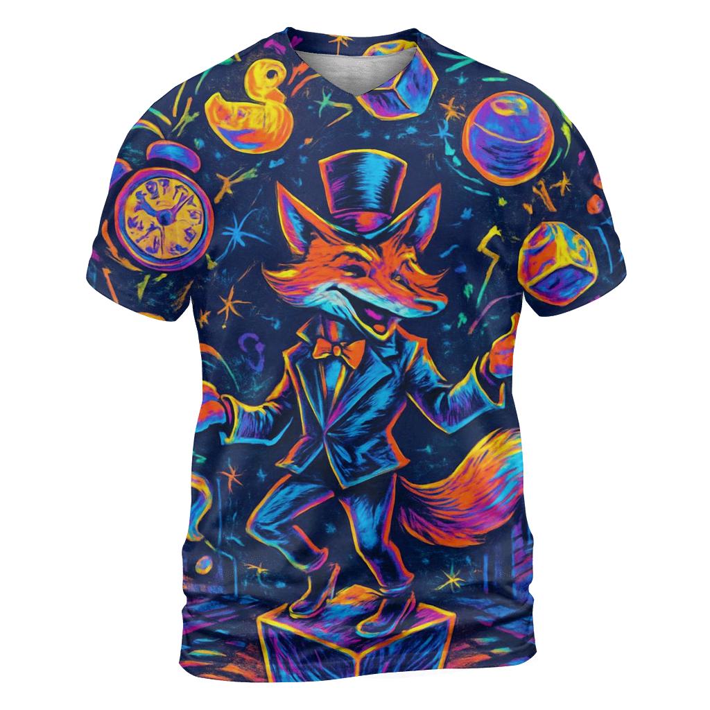 Chaos Juggler Fox unique graphic print tees