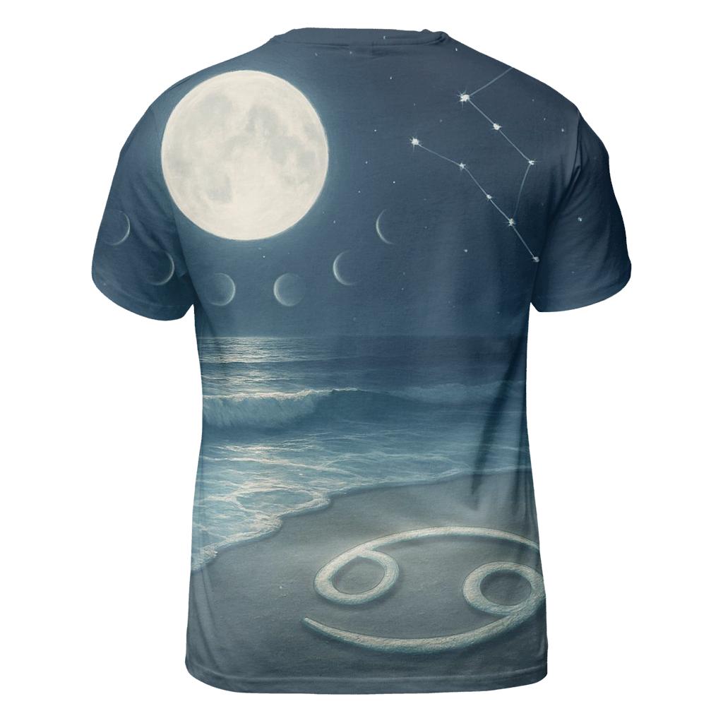 Cancer Lunar Tides Sanctuary statement graphic shirts