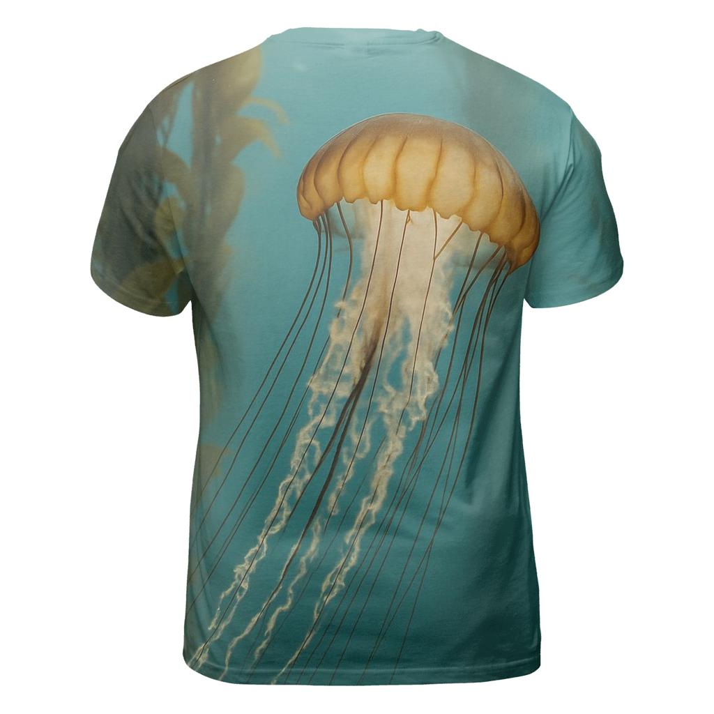 Kelp Forest Drift Pacific Sea Nettle creative print fashion shirts