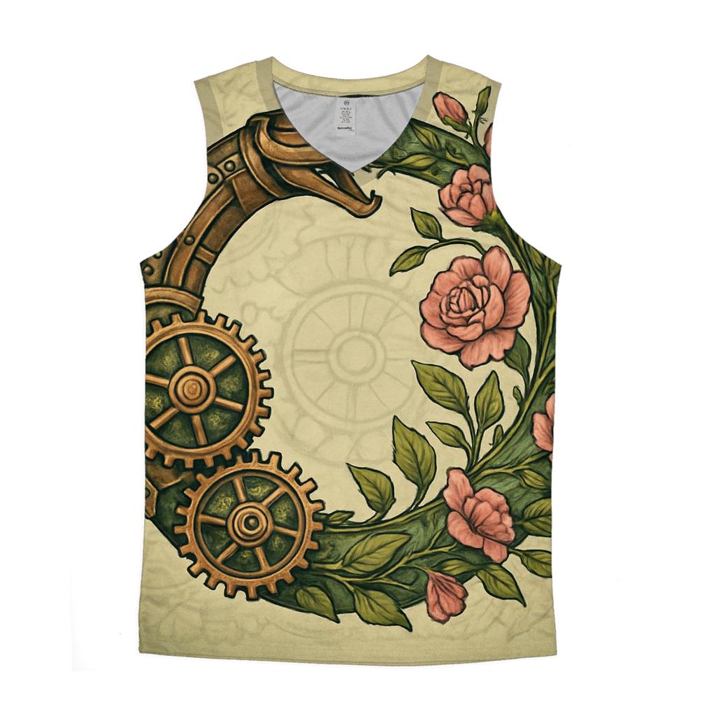 Mechanical Garden Ouroboros casual summer tank tops