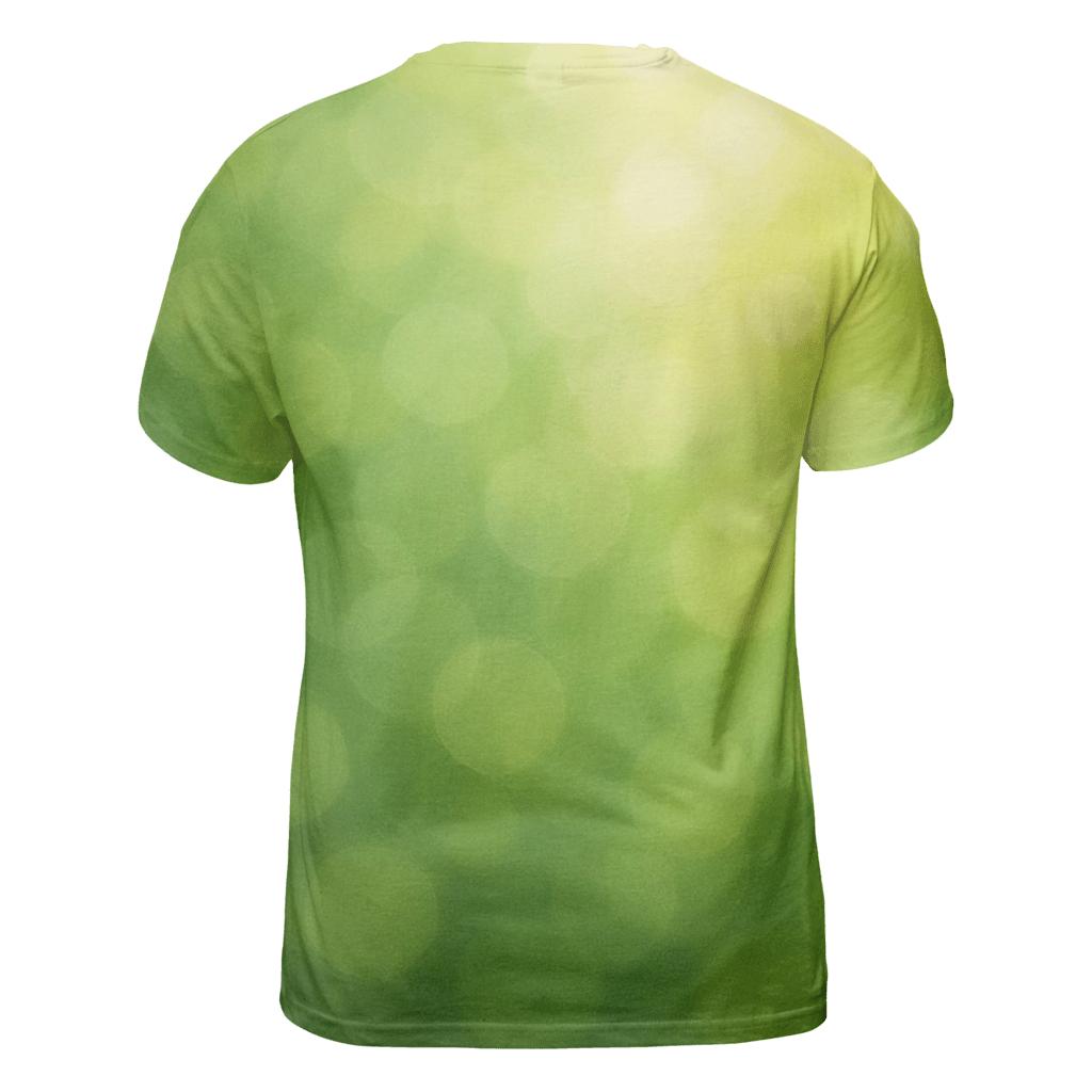 Forest Canopy Fade vibrant all-over design tees