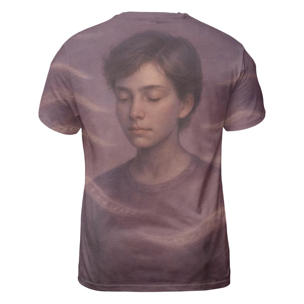 Her Voice Between The Heartbeats designer pattern shirts