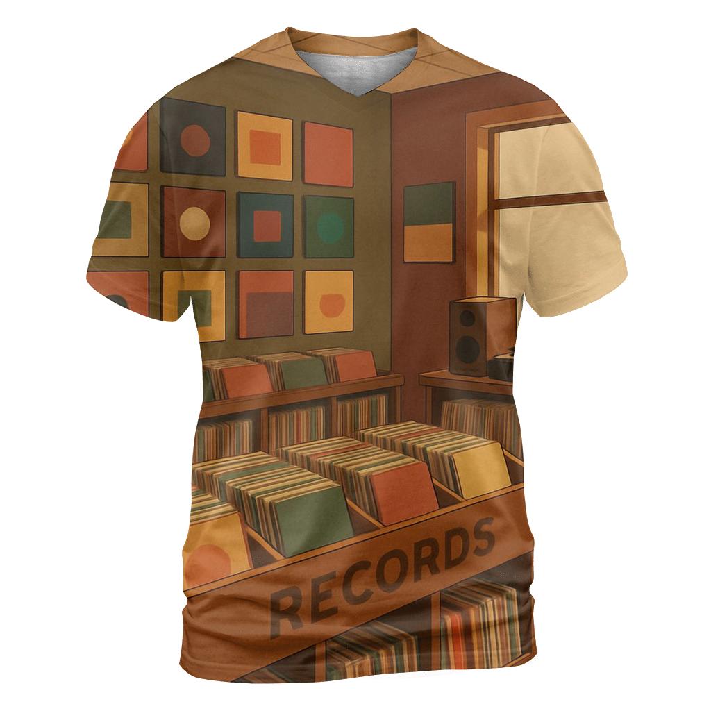 Analog Record Store Afternoon personalized full print shirts