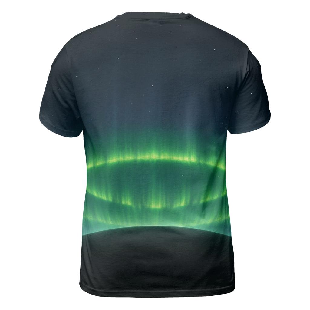 Auroral Oval Crown creative print fashion shirts