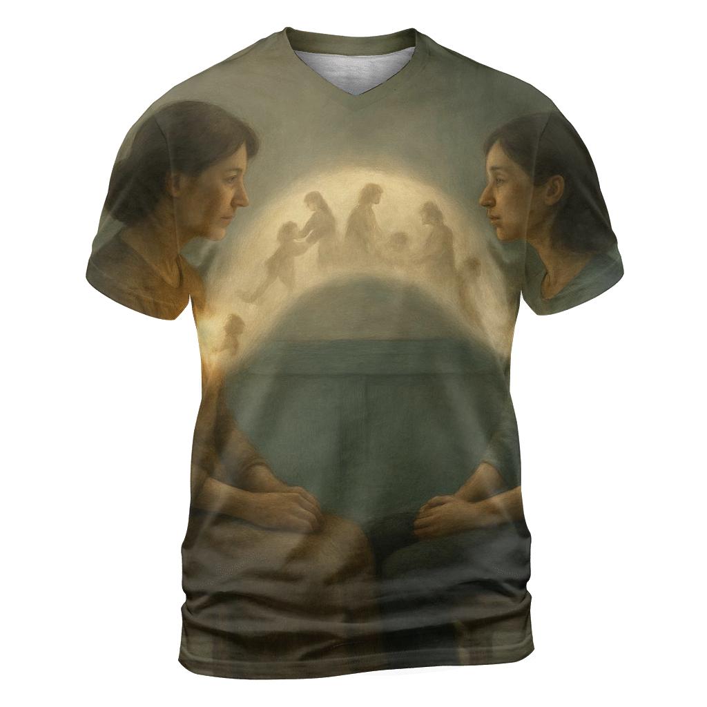 The Bridge Across Every Silence statement graphic shirts
