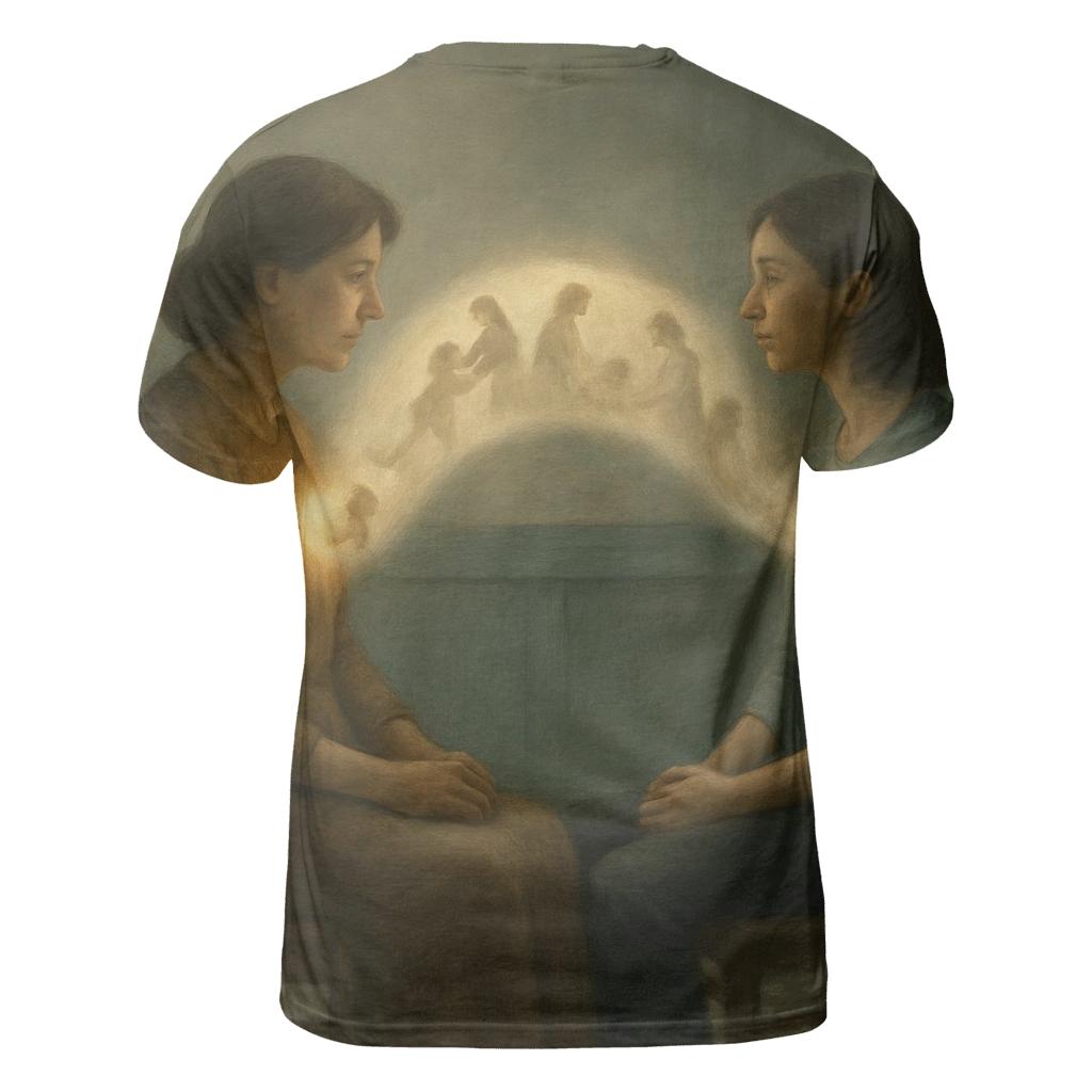 The Bridge Across Every Silence statement graphic shirts