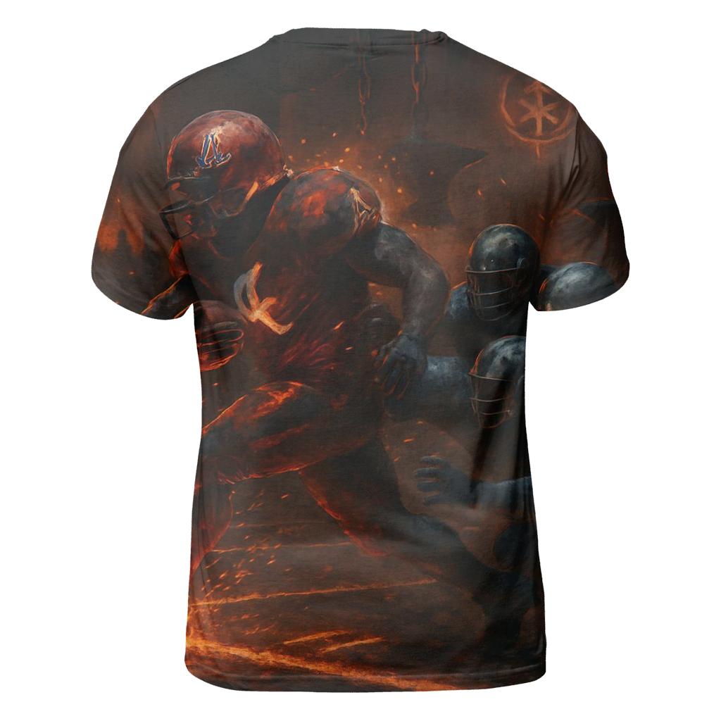 Underground Forge Field Braves Flame Versus Steel Claw Cubs statement graphic shirts