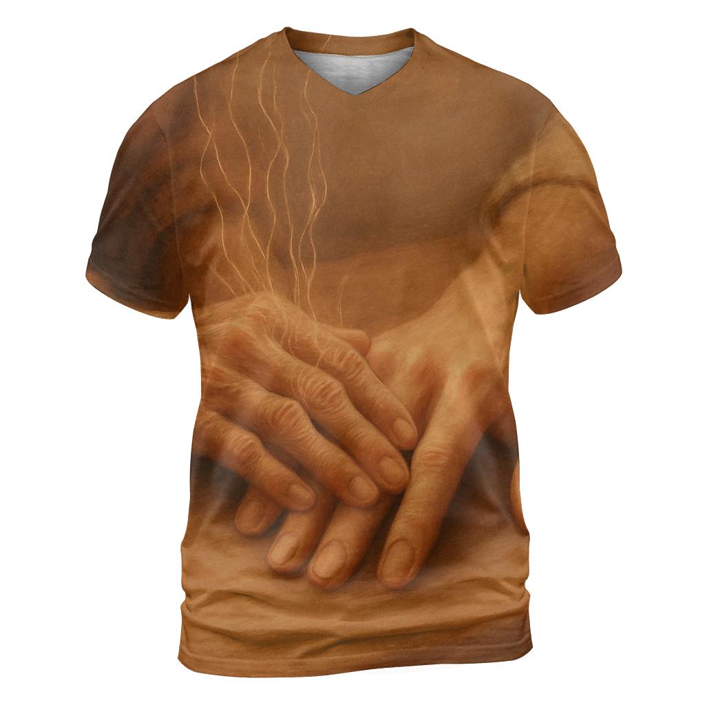 Her Love Written In The Lines Of Time statement graphic shirts