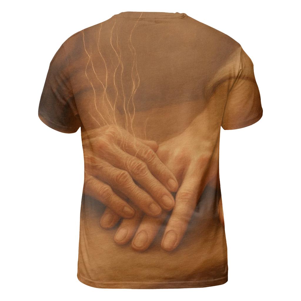 Her Love Written In The Lines Of Time statement graphic shirts