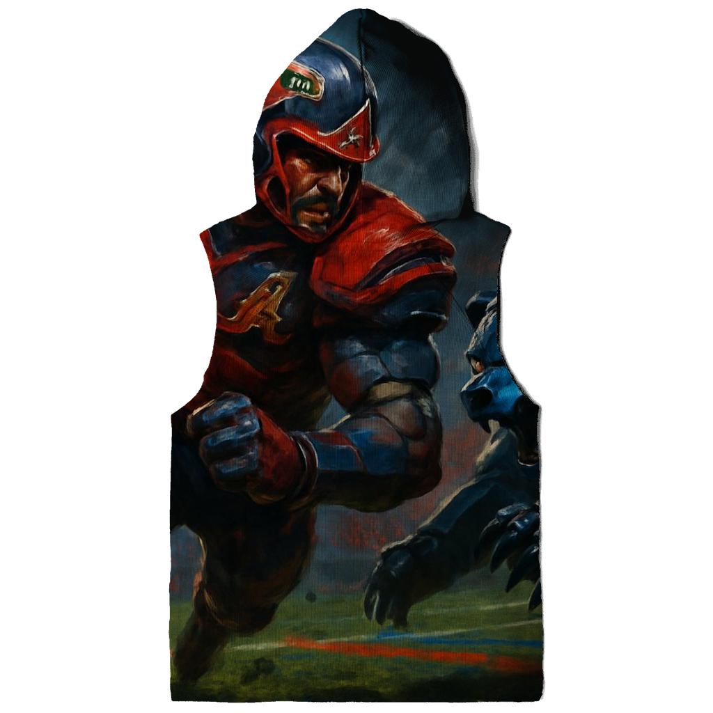 Gridiron Battle Of The Tribal Hawk And Iron Claw Cub heavyweight hoodies