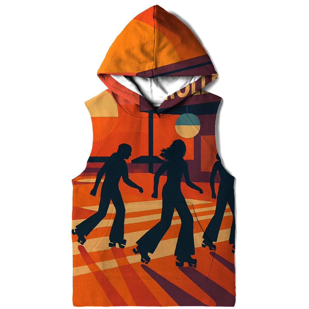 Sunset Roller Rink Dream pullover hoodies