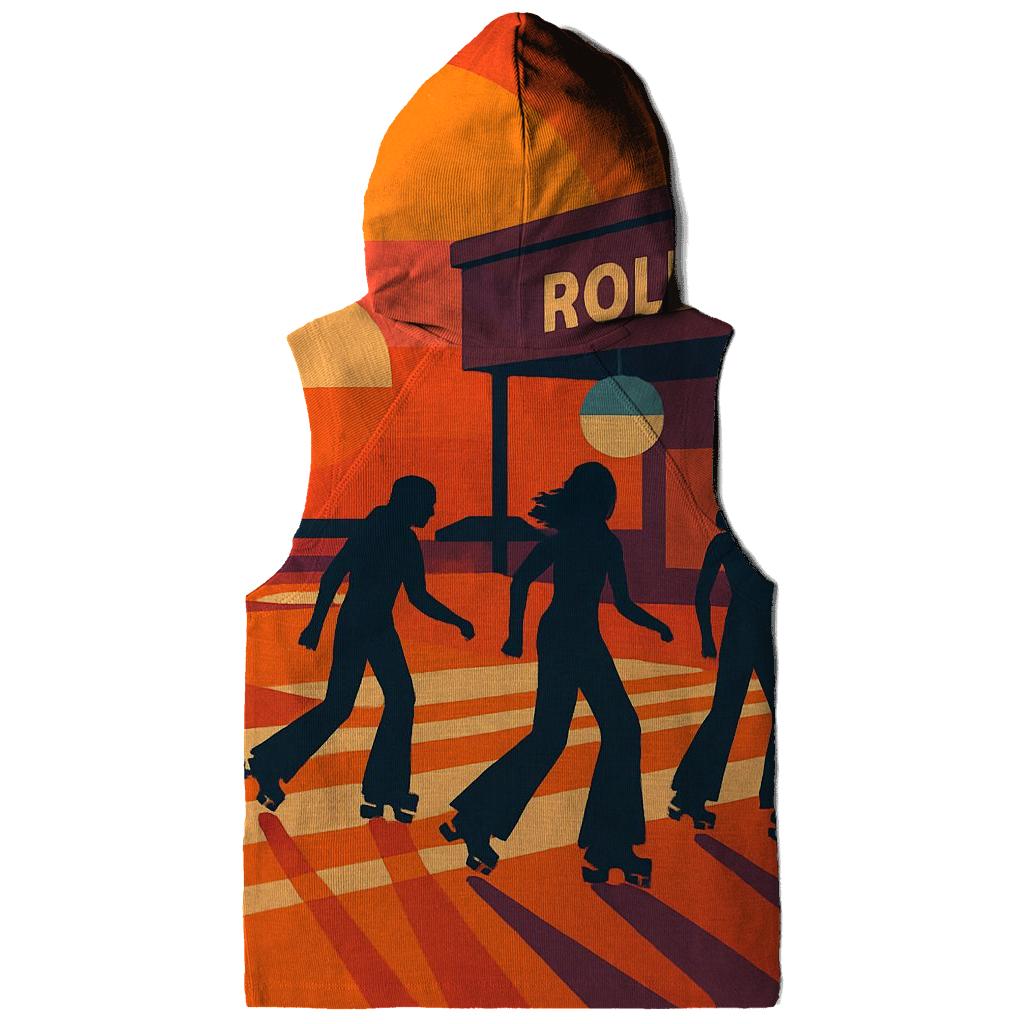 Sunset Roller Rink Dream pullover hoodies