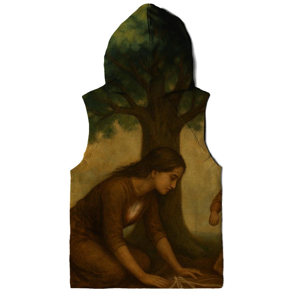 Roots Beneath Our Every Step embroidered hoodies