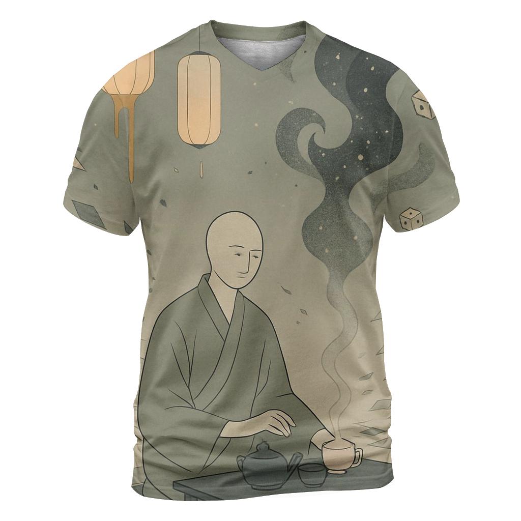 Entropy Tea Ceremony artistic all-over print tops