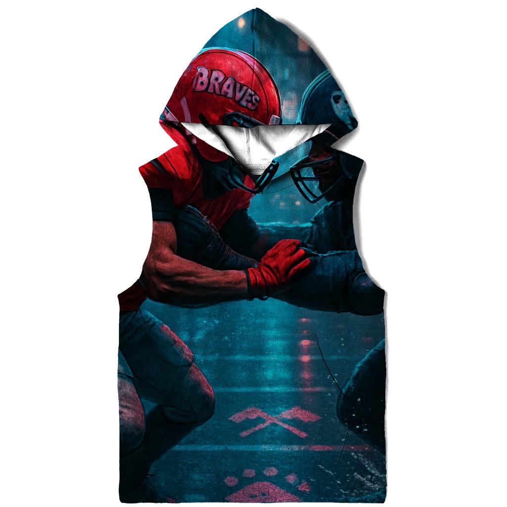 Neon Street Scrimmage Braves Block Versus Cub Charge hoodie trends