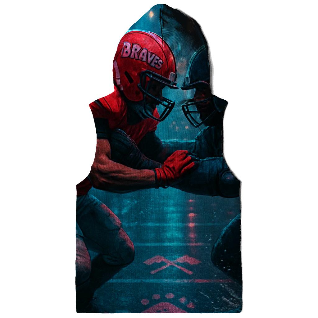 Neon Street Scrimmage Braves Block Versus Cub Charge hoodie trends