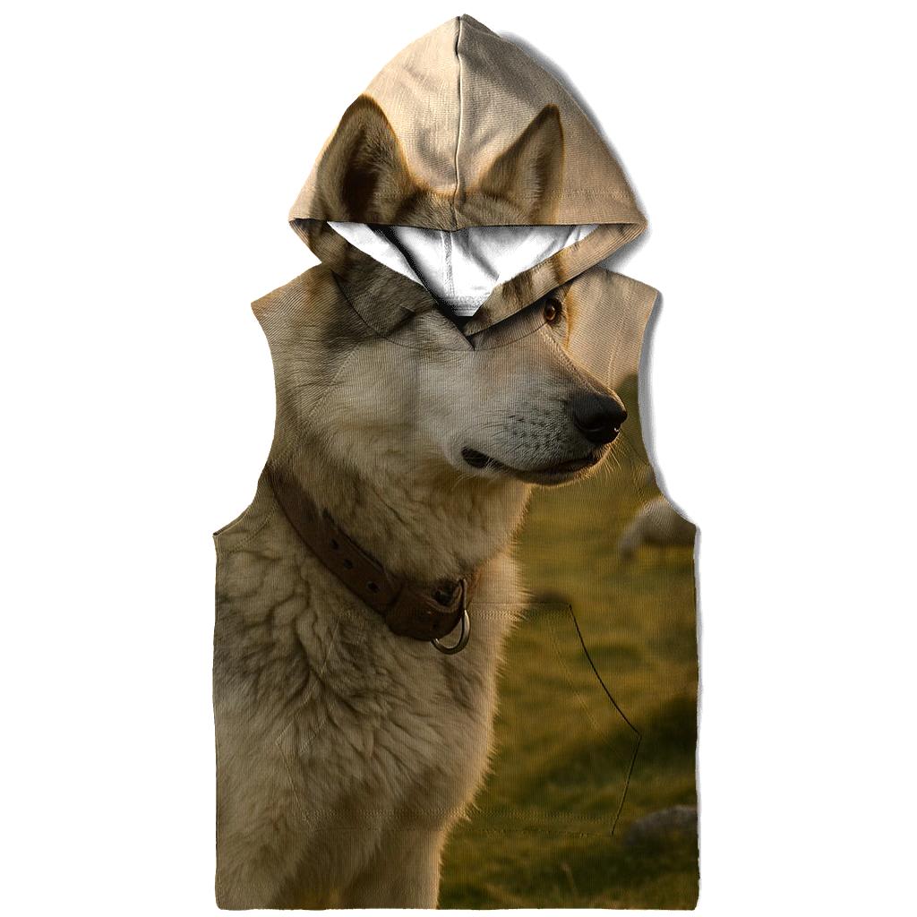 Shepherds Wolf At Mountain Pasture Edge designer hoodies
