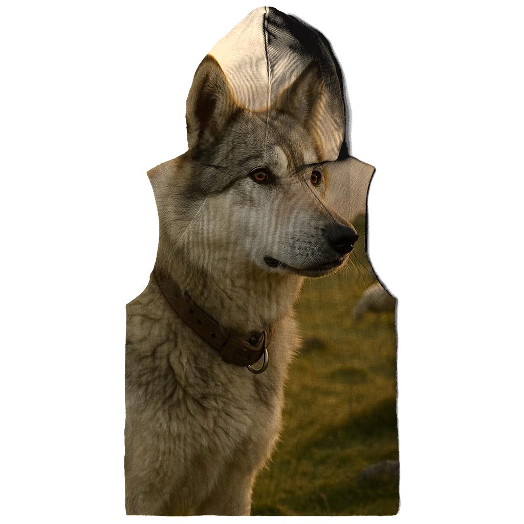 Shepherds Wolf At Mountain Pasture Edge designer hoodies