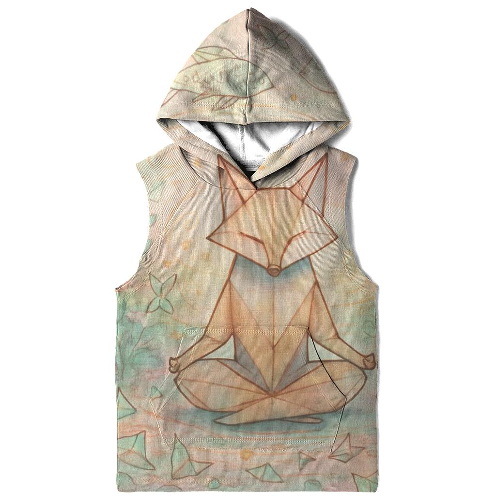 Quantum Origami Garden embroidered hoodies