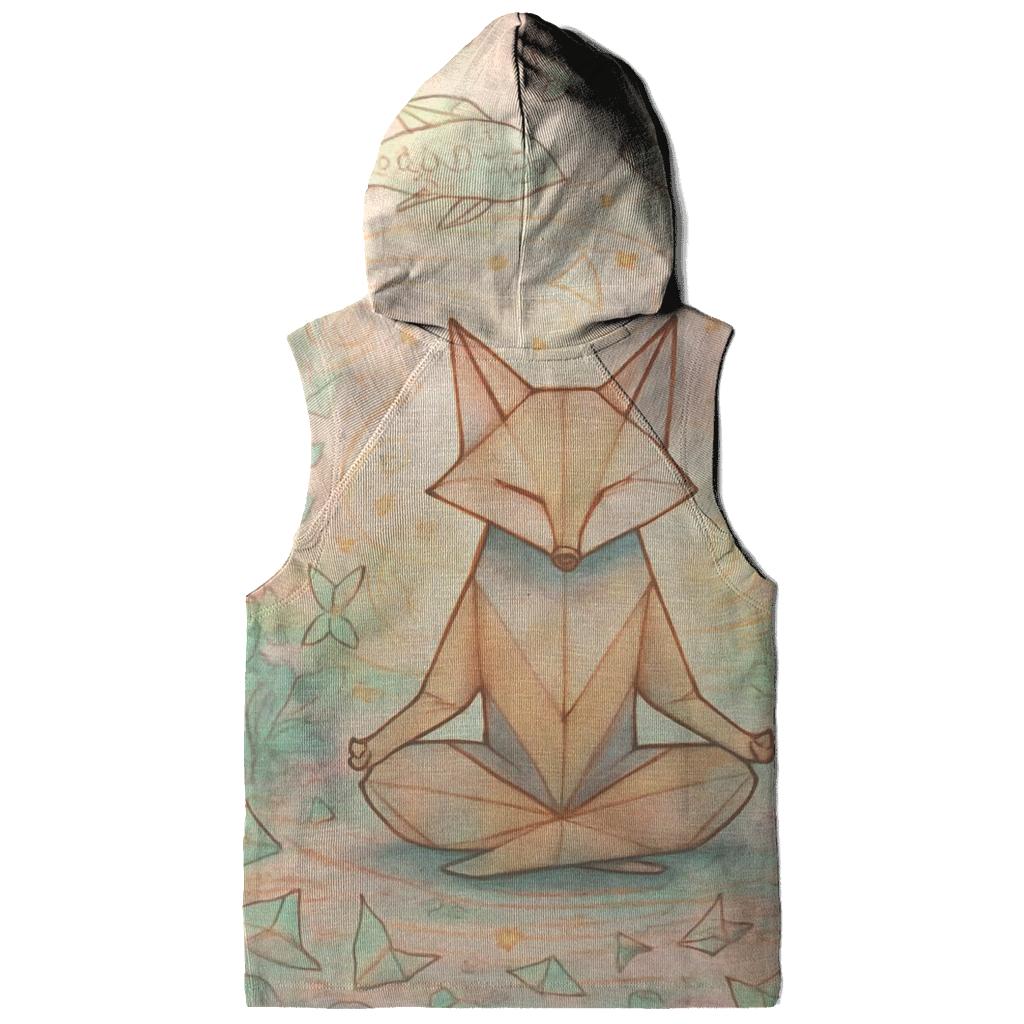 Quantum Origami Garden embroidered hoodies
