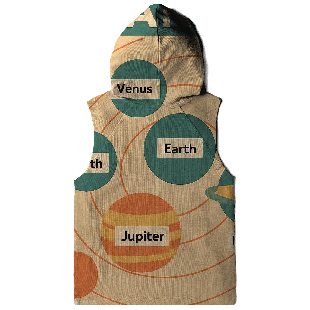 Retro Classroom Science Chart embroidered hoodies