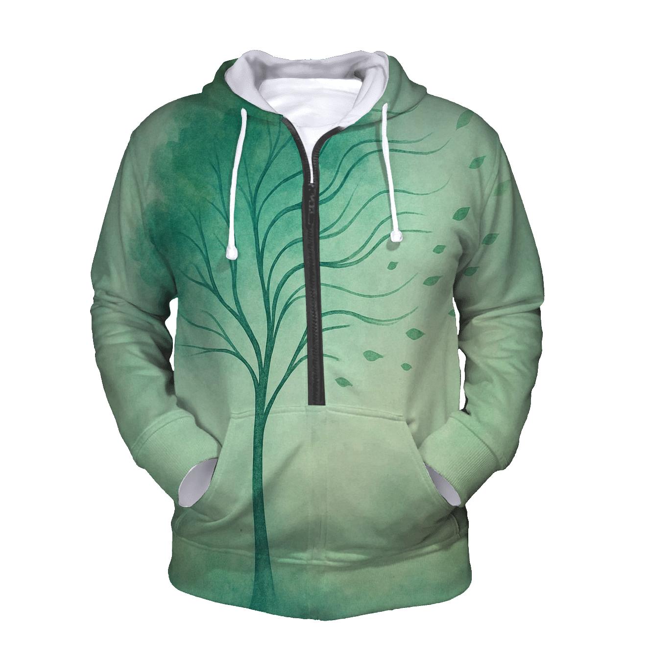 Whispering Tree Of Breaths lightweight hoodies