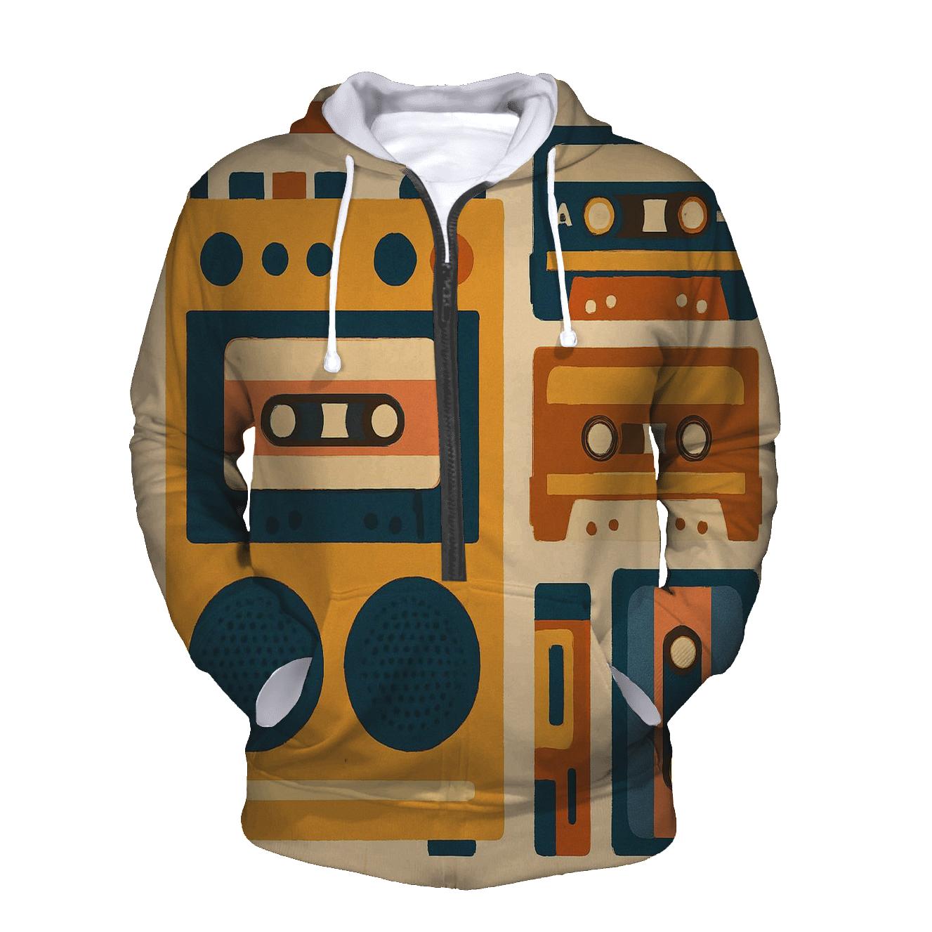 Groovy Stereo Mixtape Vibes pullover hoodies