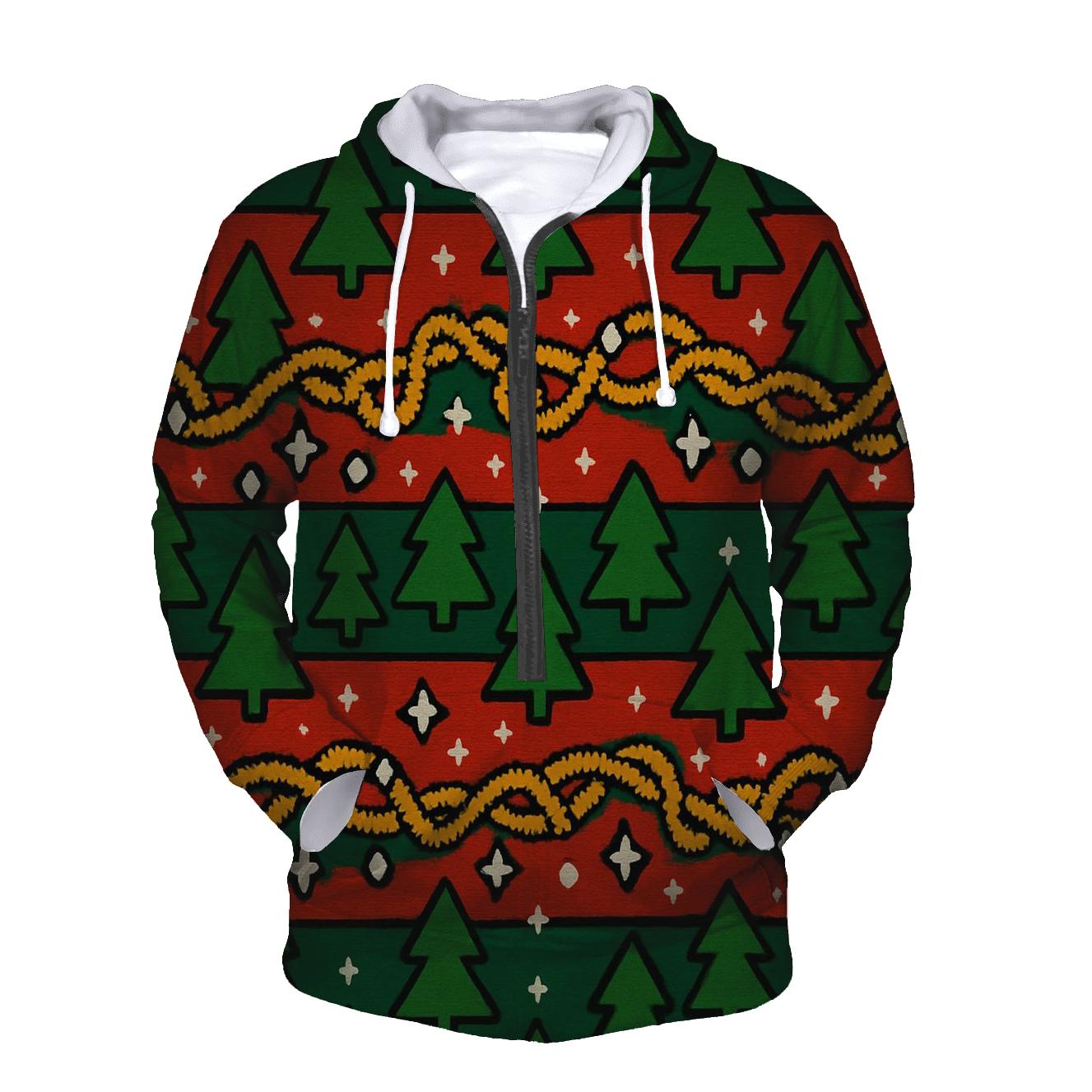 Tangled Tinsel Forest Bands Design hoodie designs