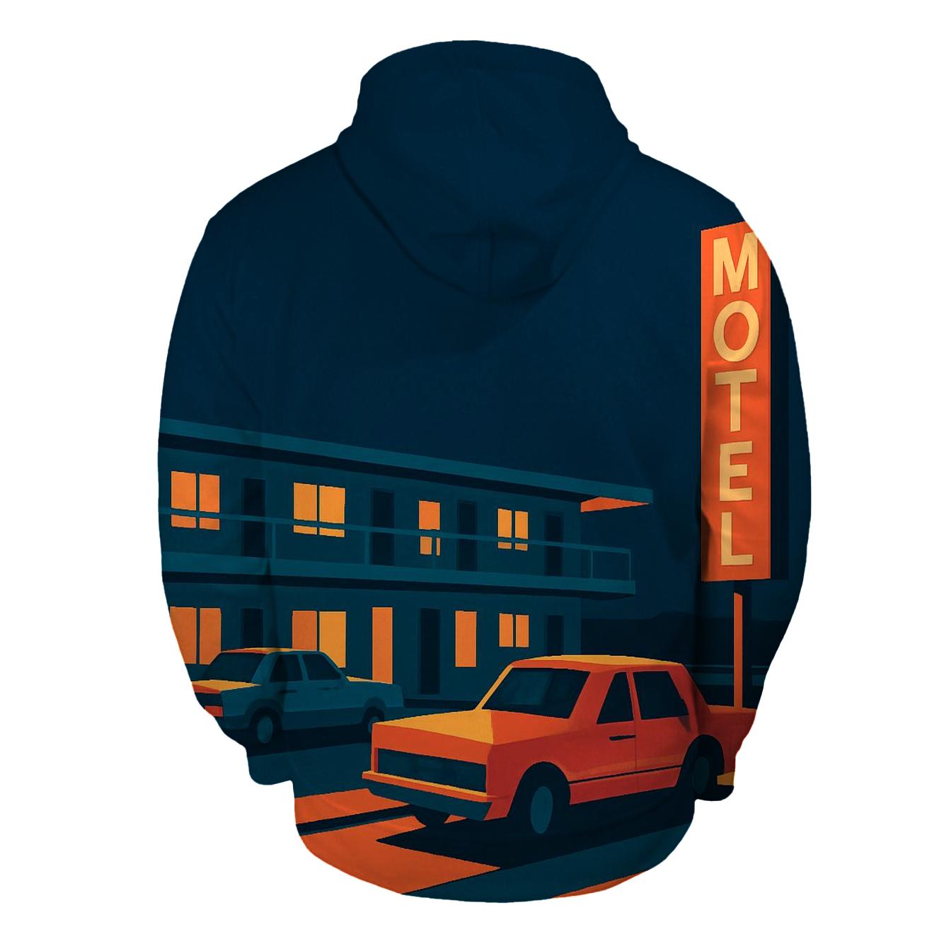 Retro Highway Motel Night hoodie styles