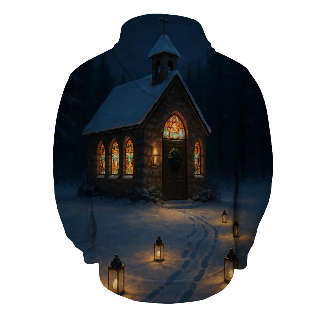 Midnight Mass Snowy Chapel premium hoodies