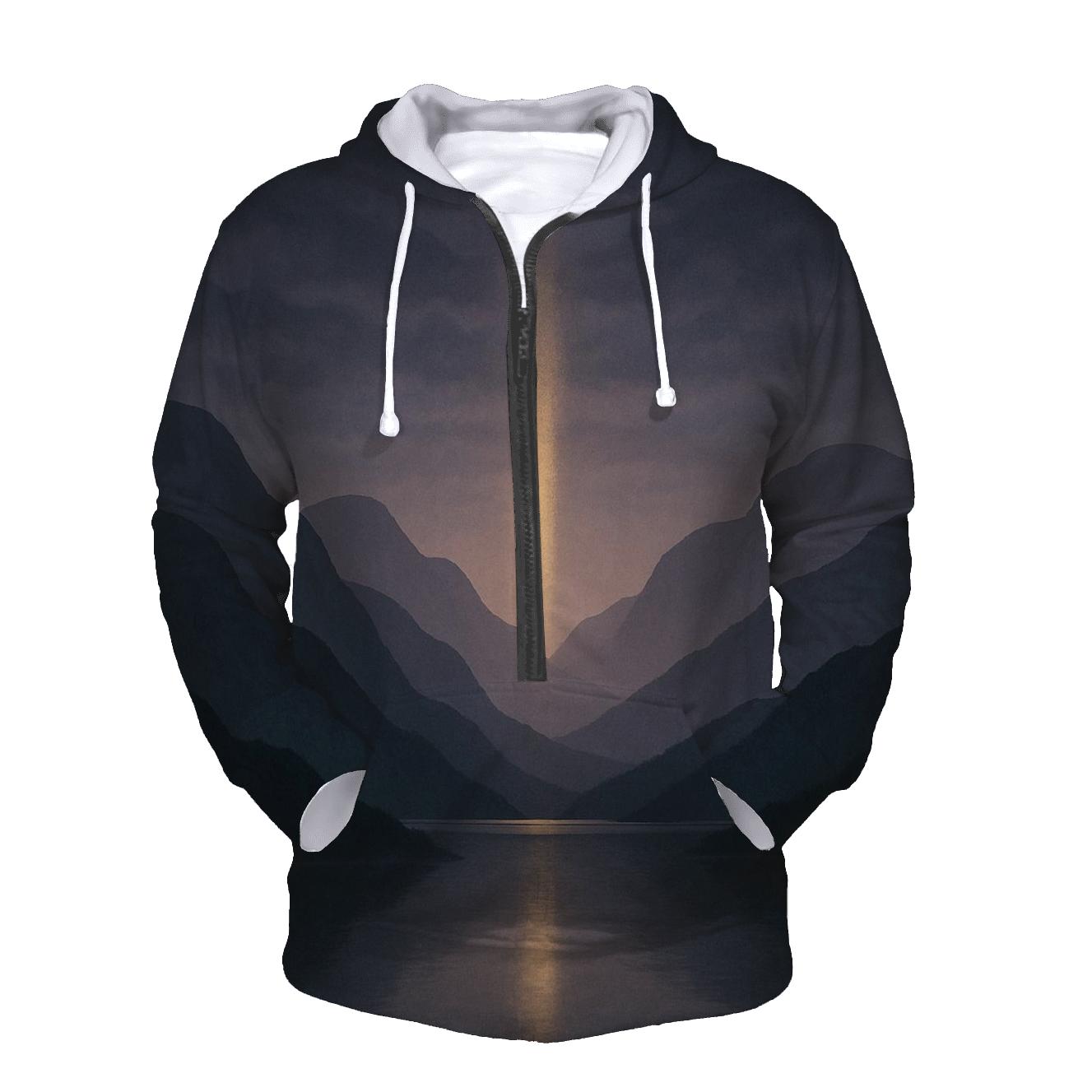 Mountain Gate Of Dawn Light hoodie designs