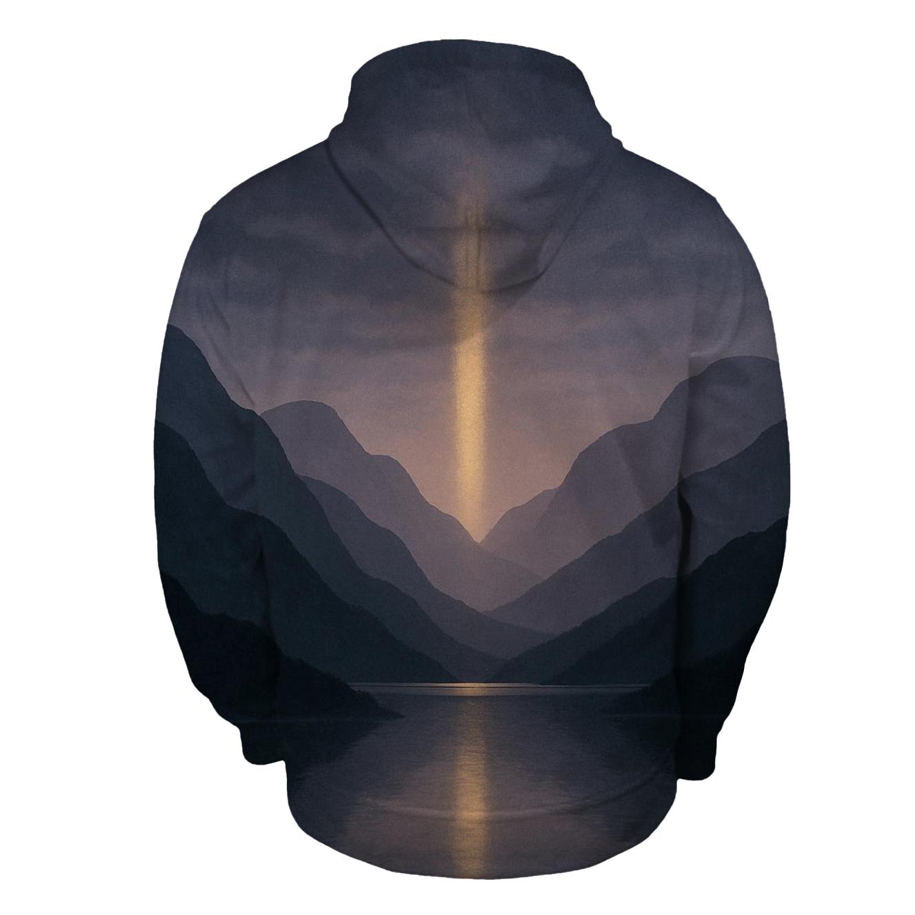Mountain Gate Of Dawn Light hoodie designs