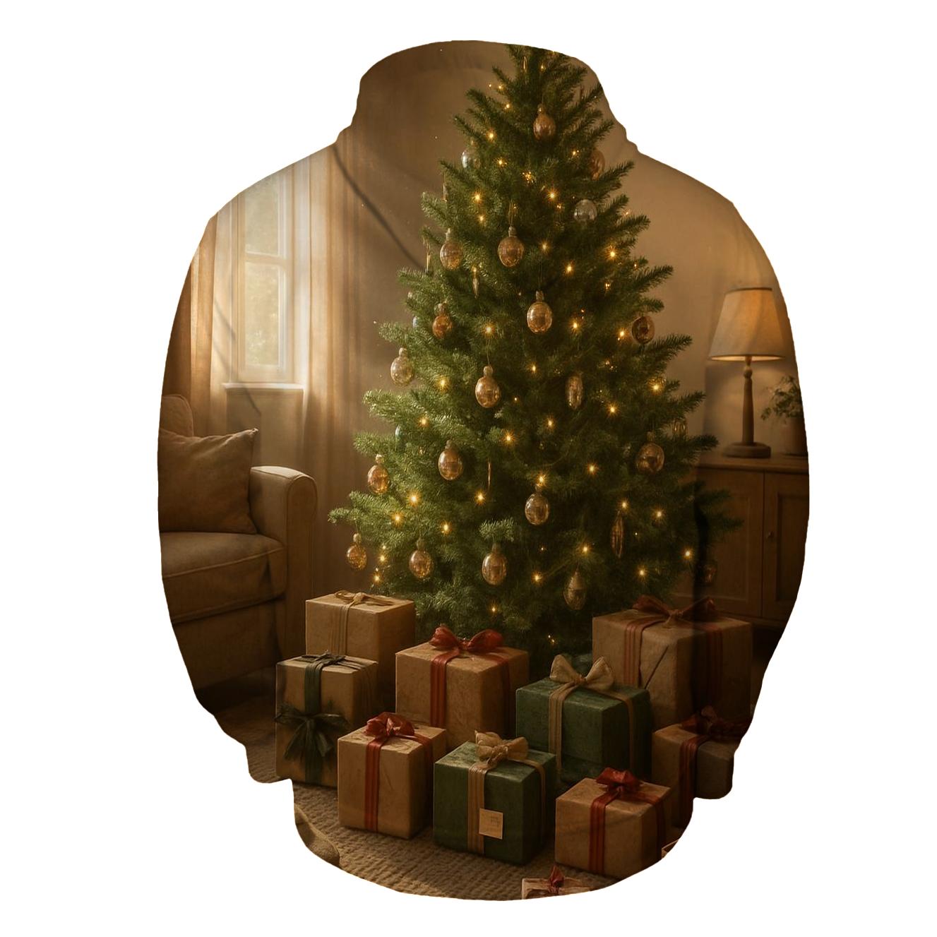Cozy Christmas Morning Tree And Gifts hoodies fashion
